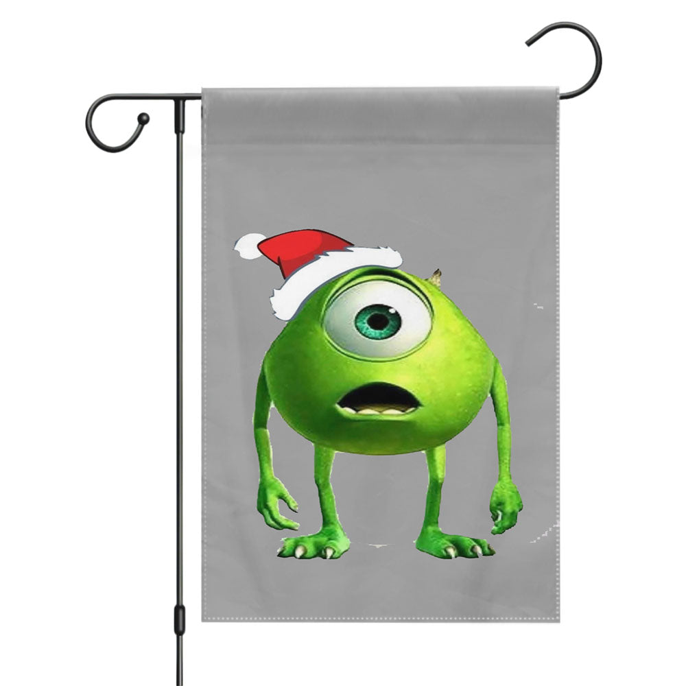 Monster Universe Funny Christmas Garden Flags Yard Outdoor Lawn 12 X 18