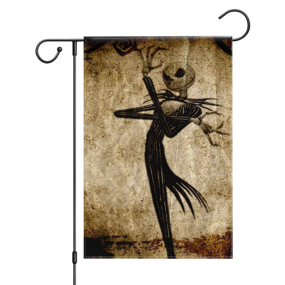 Movie Nightmare Before Christmas Garden Flags Yard Outdoor Lawn 12 X 18