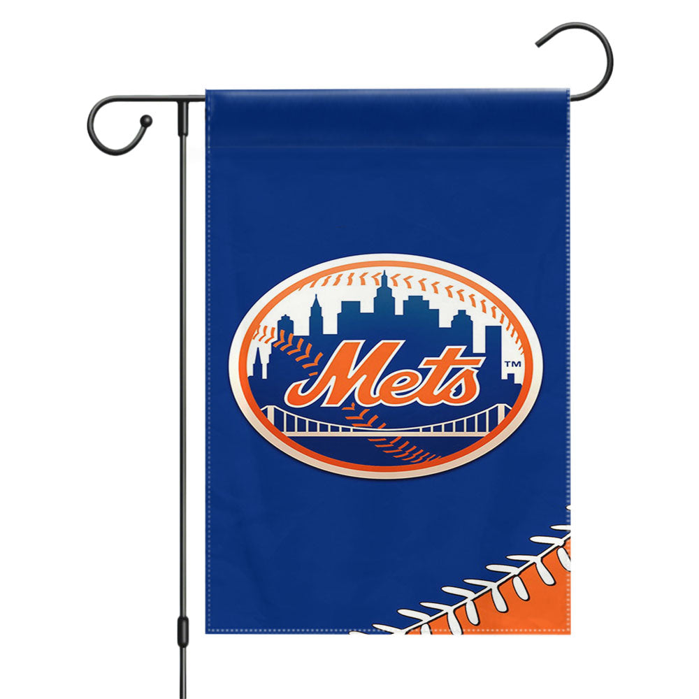 New York Mets Mlb 4 Garden Flags Yard Outdoor Lawn 12 X 18