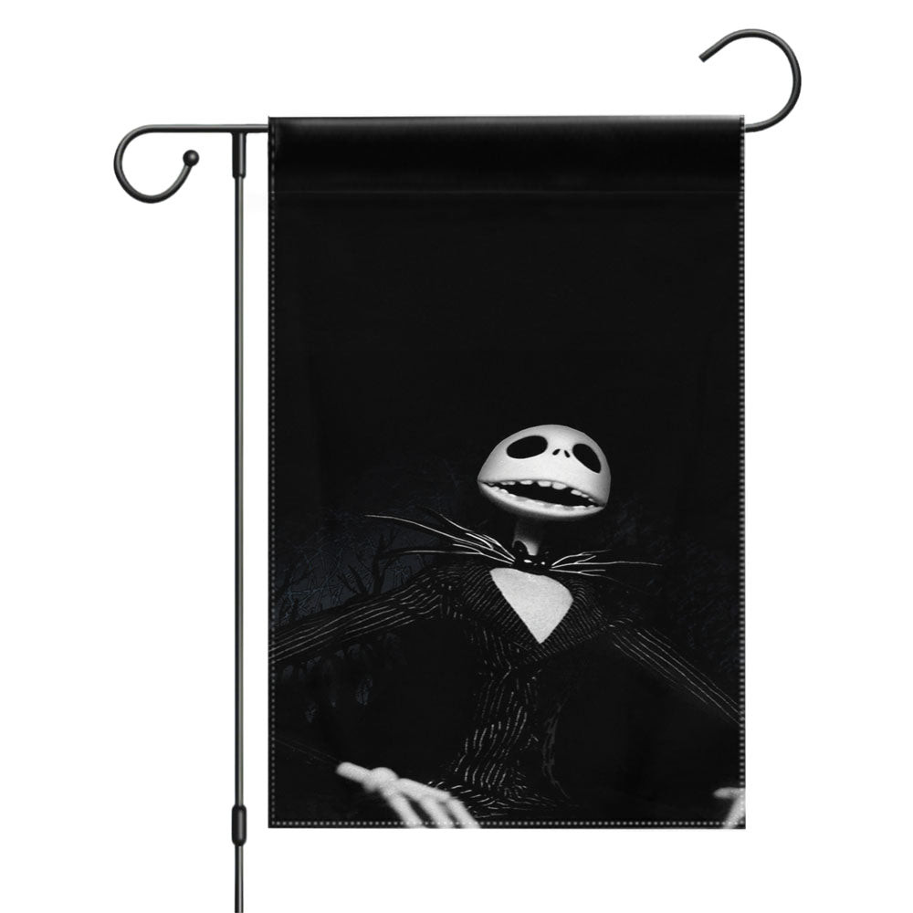 Nightmare Before Christmas Cartoon Garden Flags Yard Outdoor Lawn 12 X 18