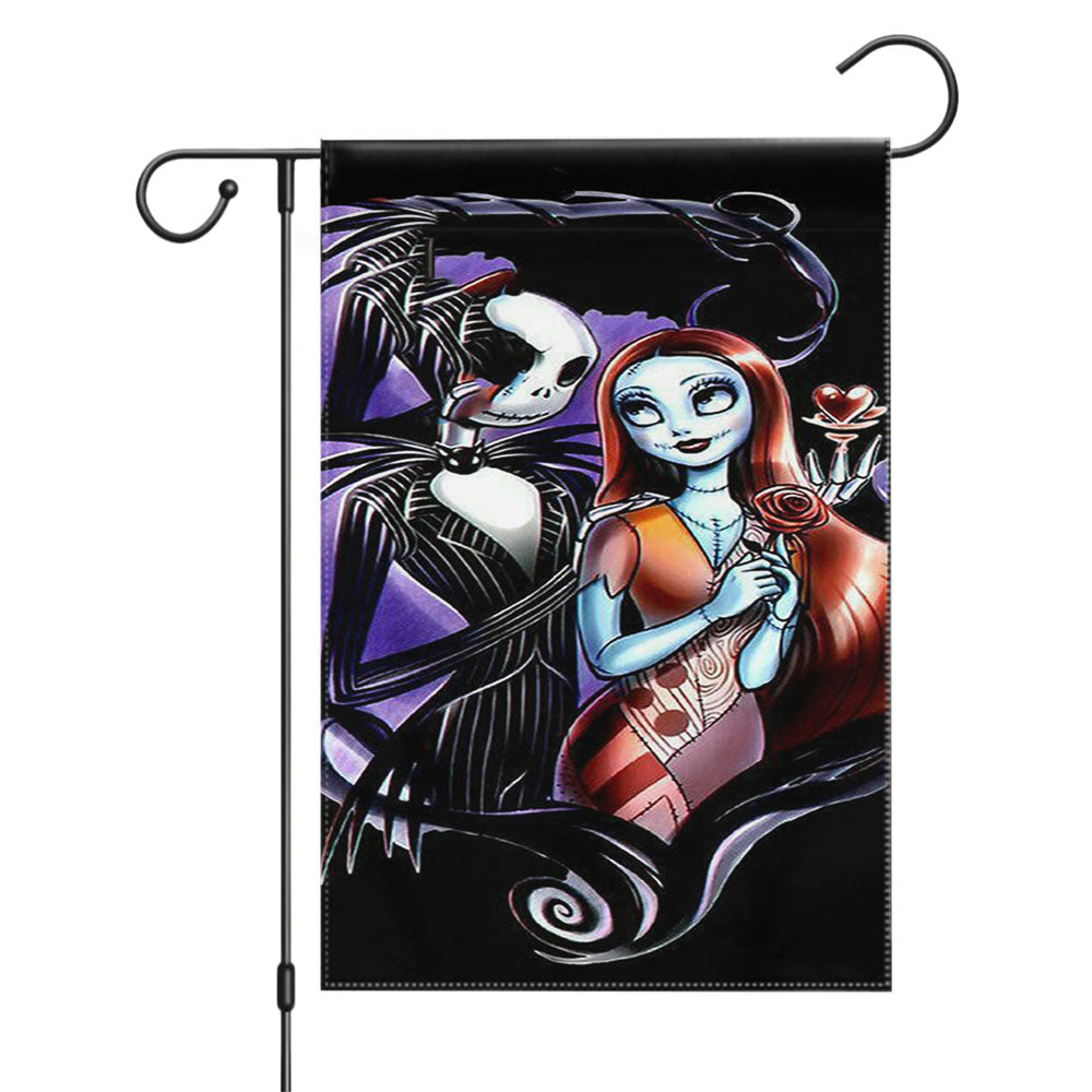 Nightmare Before Christmas Clothes Garden Flags Yard Outdoor Lawn 12 X 18