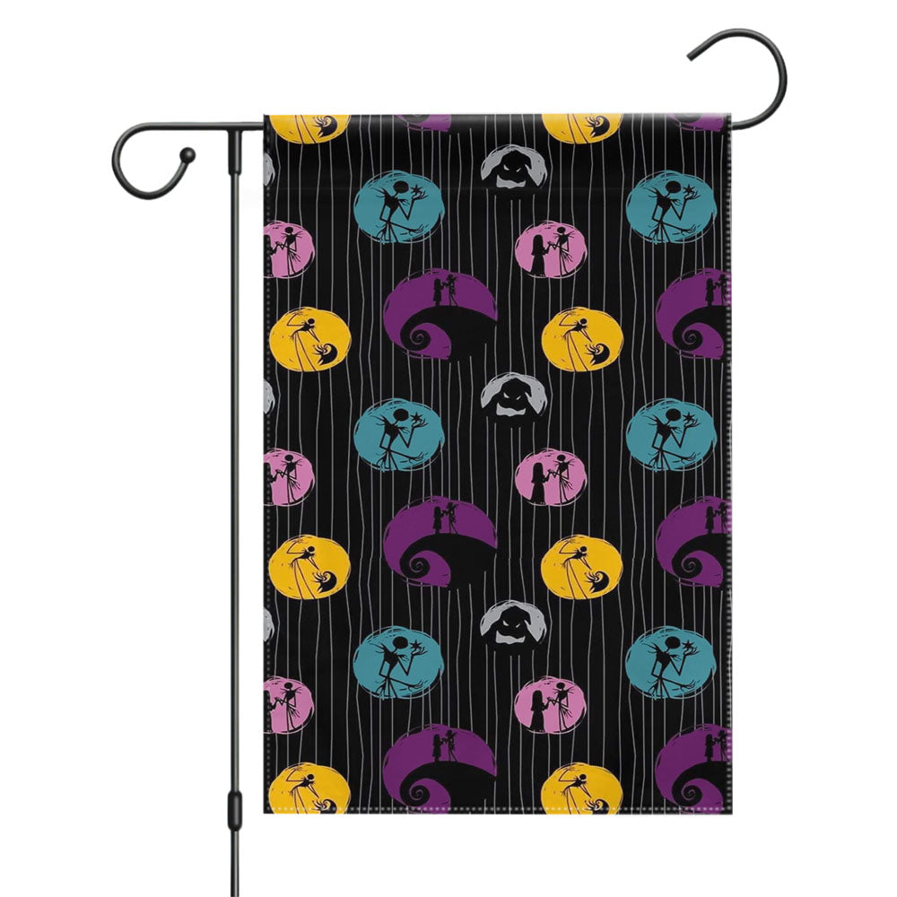 Nightmare Before Christmas Happy Jack Garden Flags Yard Outdoor Lawn 12 X 18