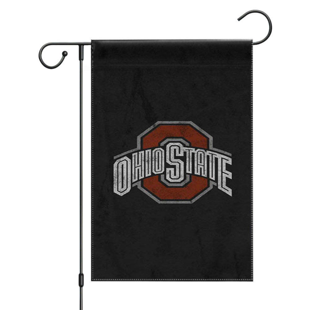 Ohio State Art Garden Flags Yard Outdoor Lawn 12 X 18