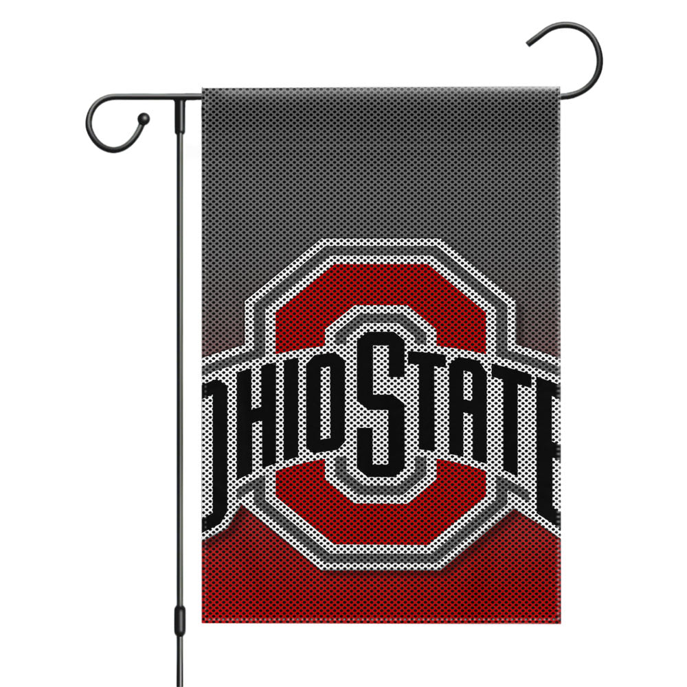 Ohio State Buckeyes College Football Garden Flags Yard Outdoor Lawn 12 X 18