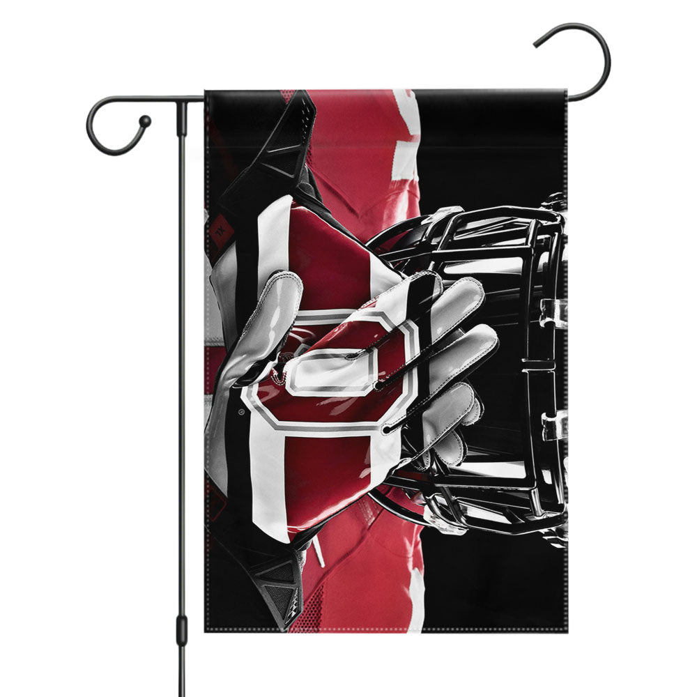 Ohio State Football Logo Garden Flags Yard Outdoor Lawn 12 X 18