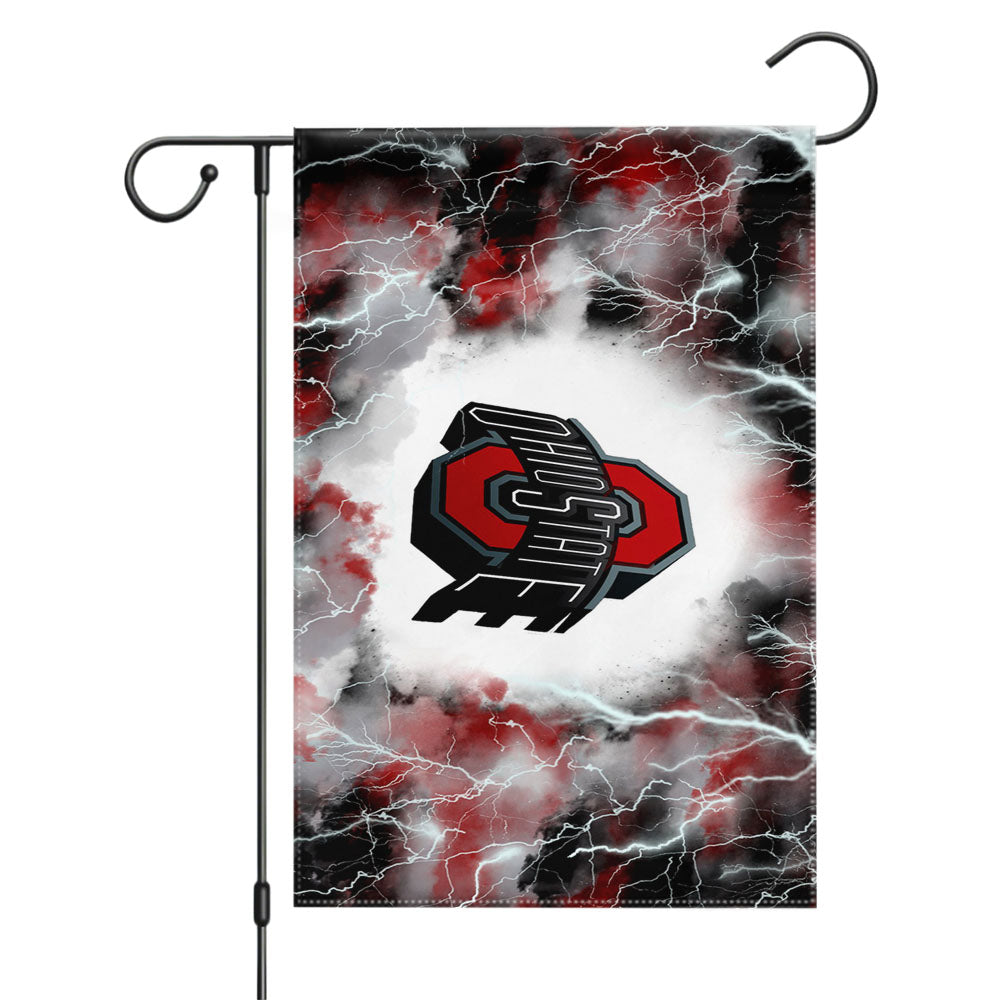 Ohio State Football Garden Flags Yard Outdoor Lawn 12 X 18