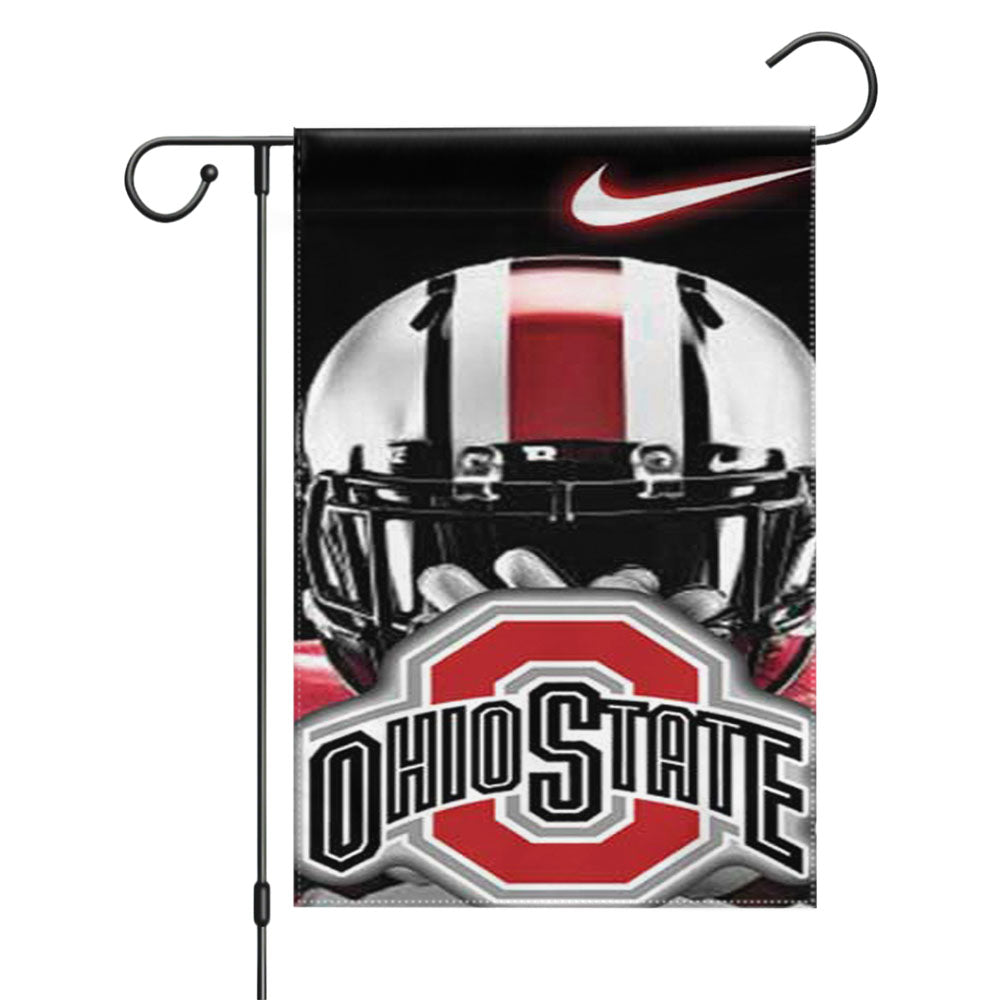 Ohio State Player Logo Nike Garden Flags Yard Outdoor Lawn 12 X 18