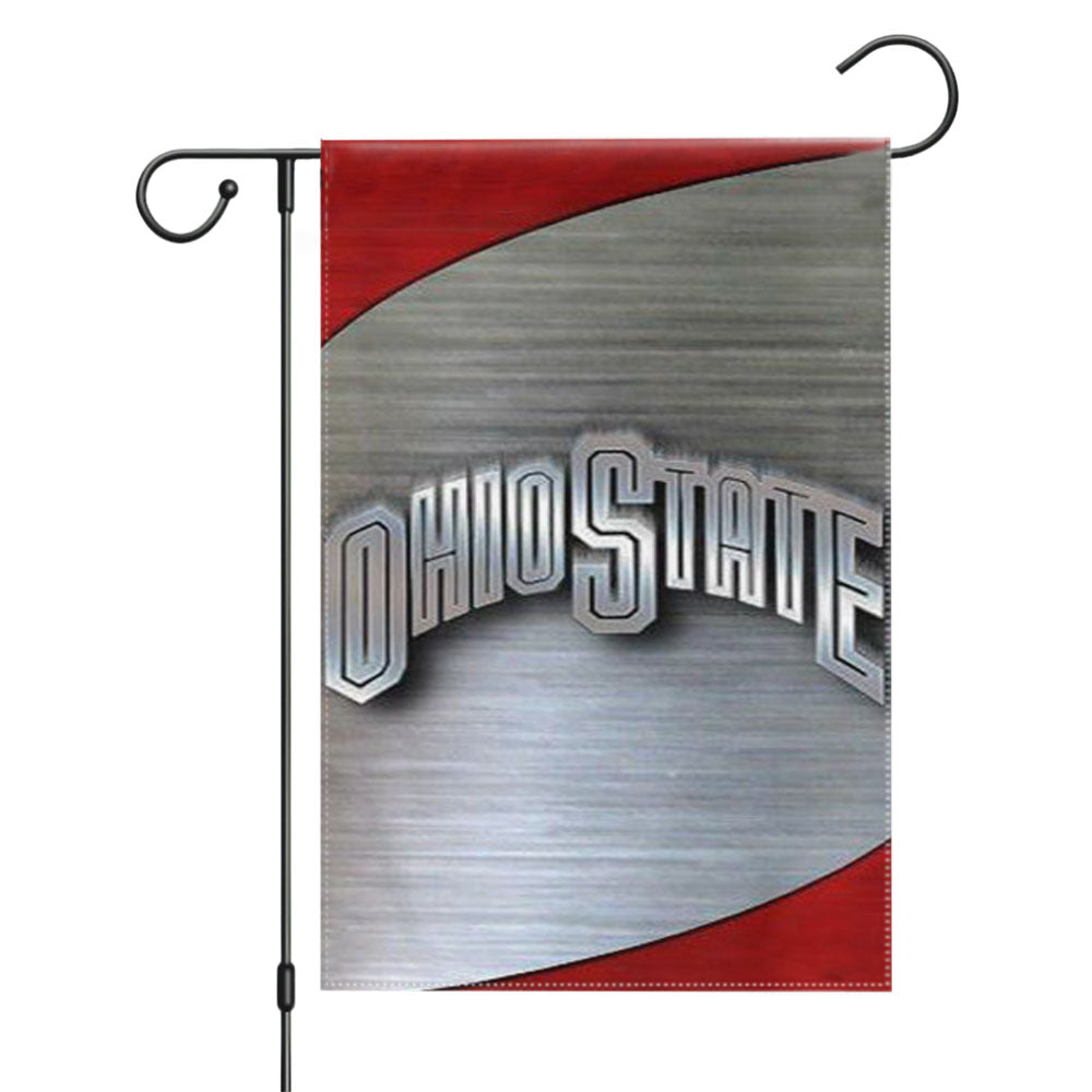 Ohio State University 1870 Garden Flags Yard Outdoor Lawn 12 X 18