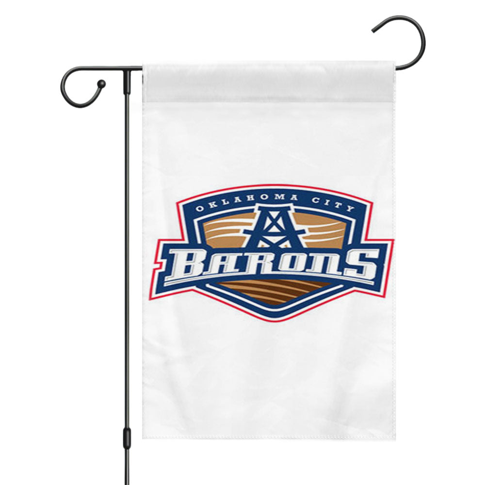 Oklahoma City Barons Garden Flags Yard Outdoor Lawn 12 X 18