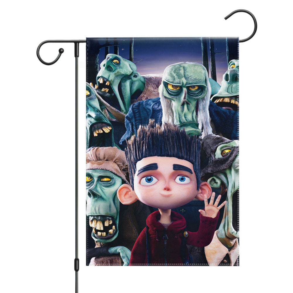 Paranorman 2012 Spooky Scary Halloween Horror Movie Garden Flags Yard Outdoor Lawn 12 X 18
