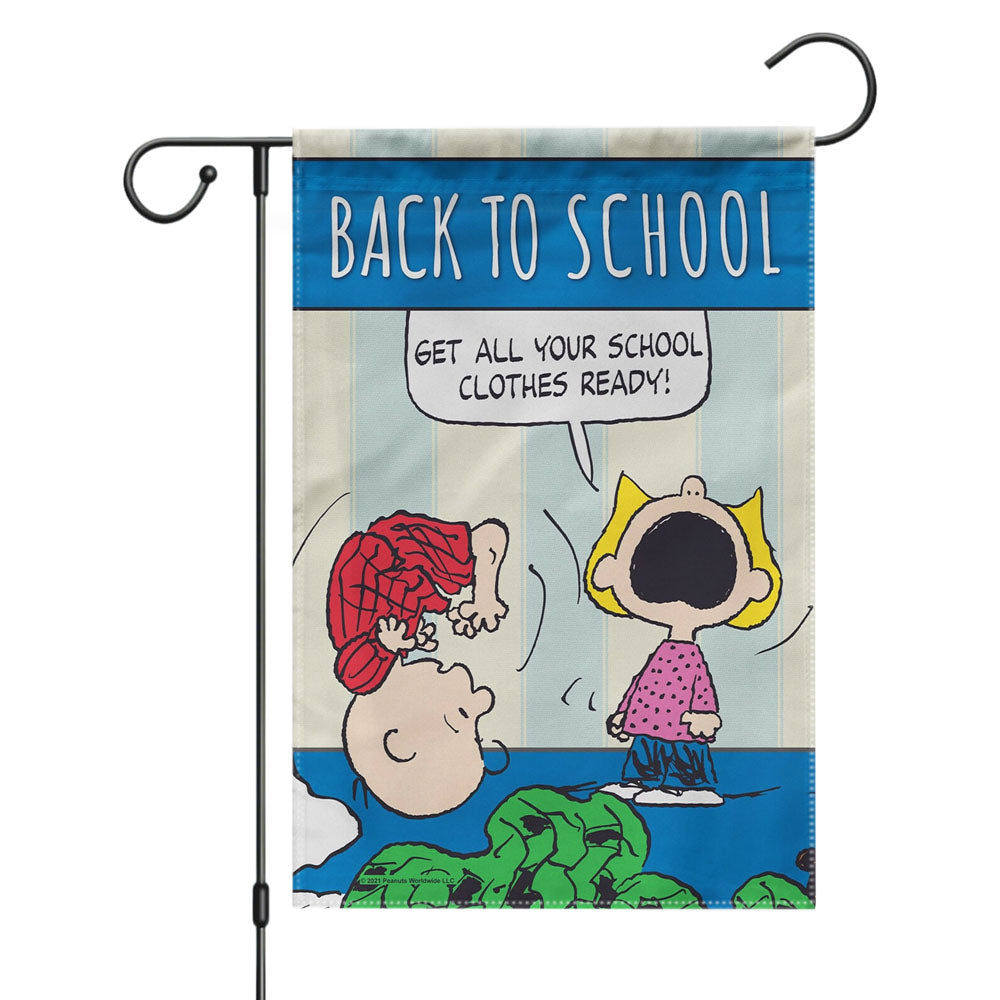 Peanuts Be A Friend Garden Flags Yard Outdoor Lawn 12 X 18