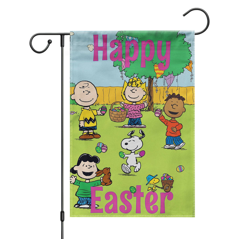 Peanuts Charlie Brown And Snoopy Thanksgiving Garden Flags Yard Outdoor Lawn 12 X 18