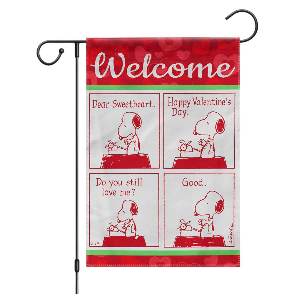 Peanuts Cruising Into Spring Garden Flags Yard Outdoor Lawn 12 X 18