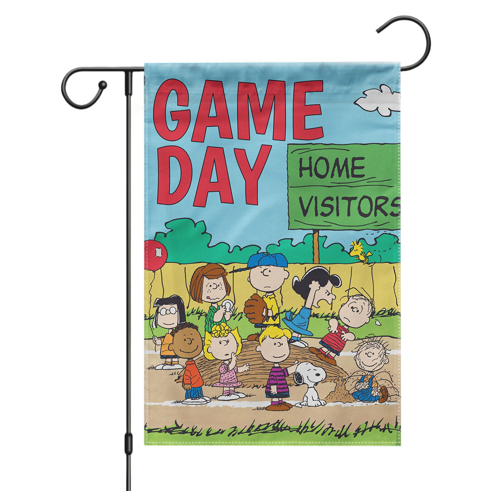 Peanuts Gang Fall Garden Flags Yard Outdoor Lawn 12 X 18