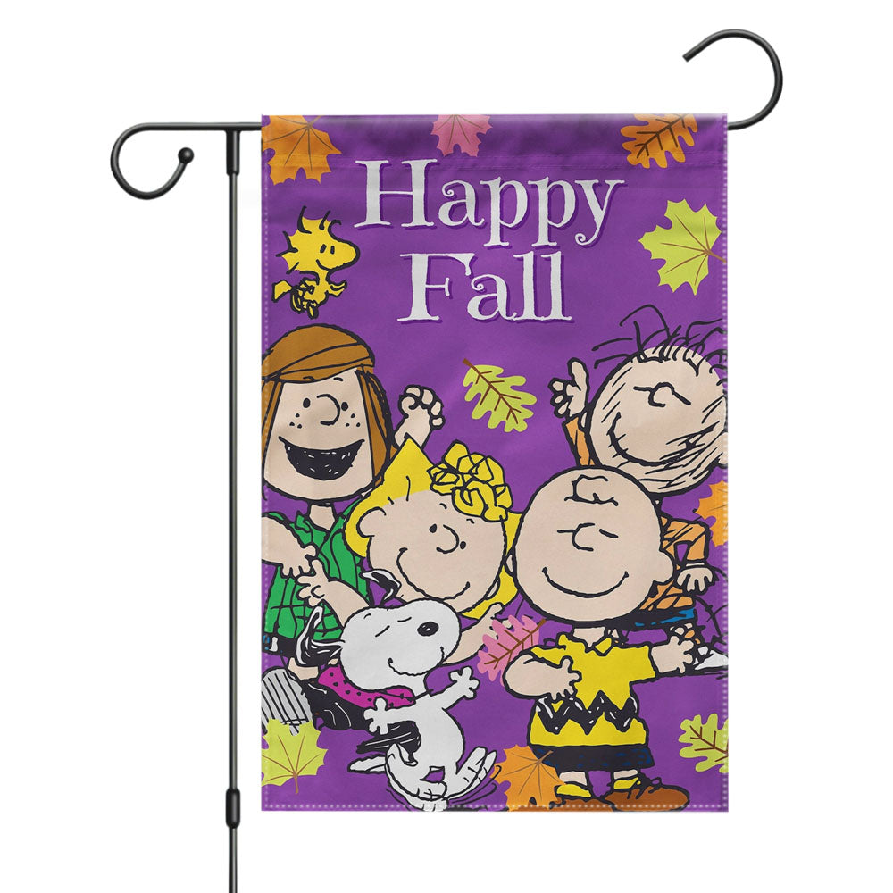 Peanuts Gang Friends Forever Garden Flags Yard Outdoor Lawn 12 X 18
