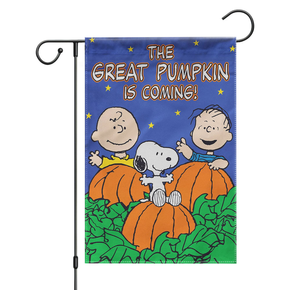 Peanuts Halloween Garden Flags Yard Outdoor Lawn 12 X 18