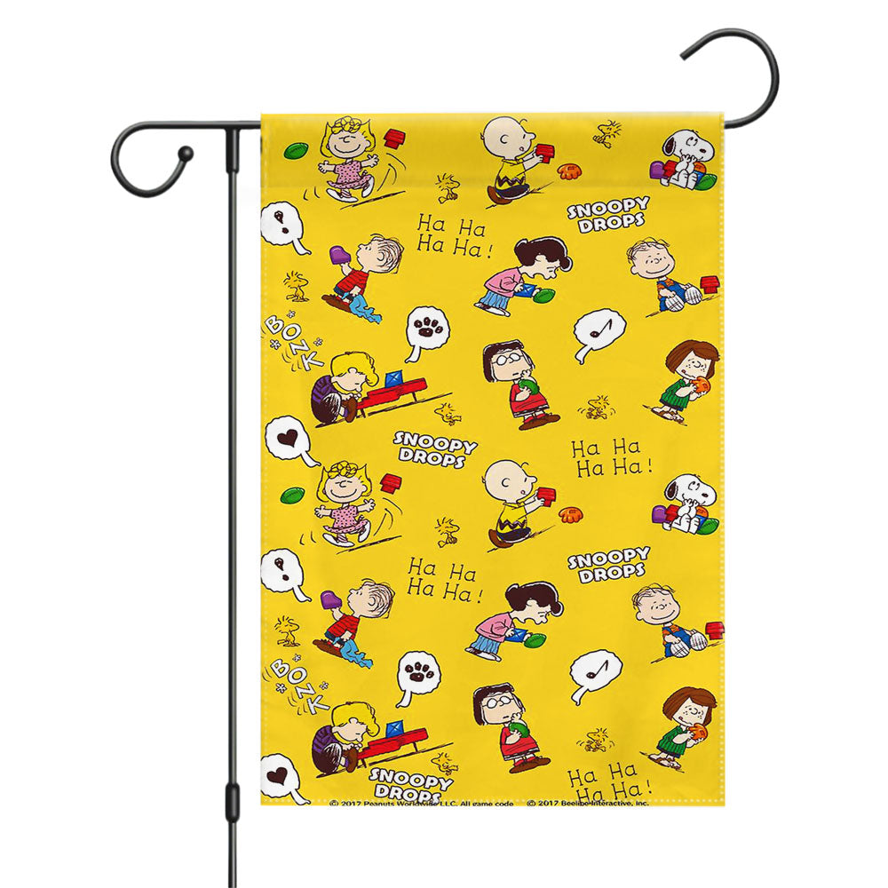 Peanuts Par For The Course Garden Flags Yard Outdoor Lawn 12 X 18
