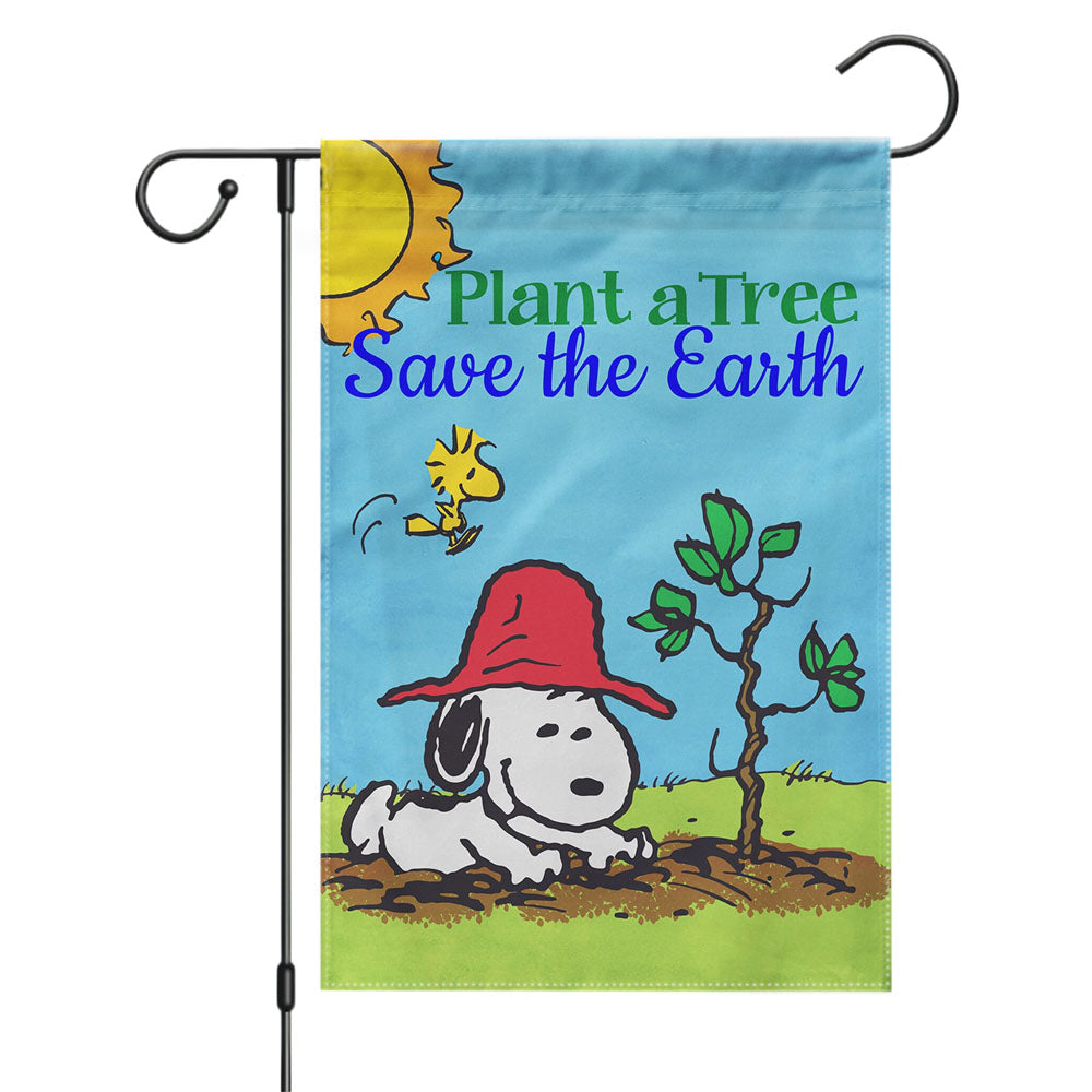 Peanuts Rainbow Celebrate Love Snoopy Garden Flags Yard Outdoor Lawn 12 X 18