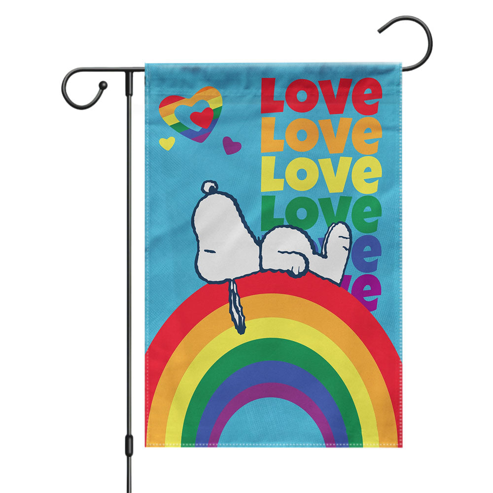 Peanuts Reach For The Stars Snoopy Garden Flags Yard Outdoor Lawn 12 X 18
