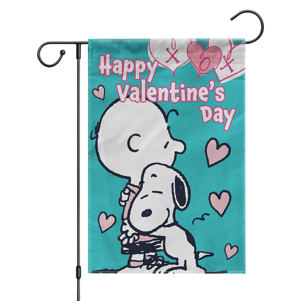 Peanuts Snoopy Christmas Garden Flags Yard Outdoor Lawn 12 X 18