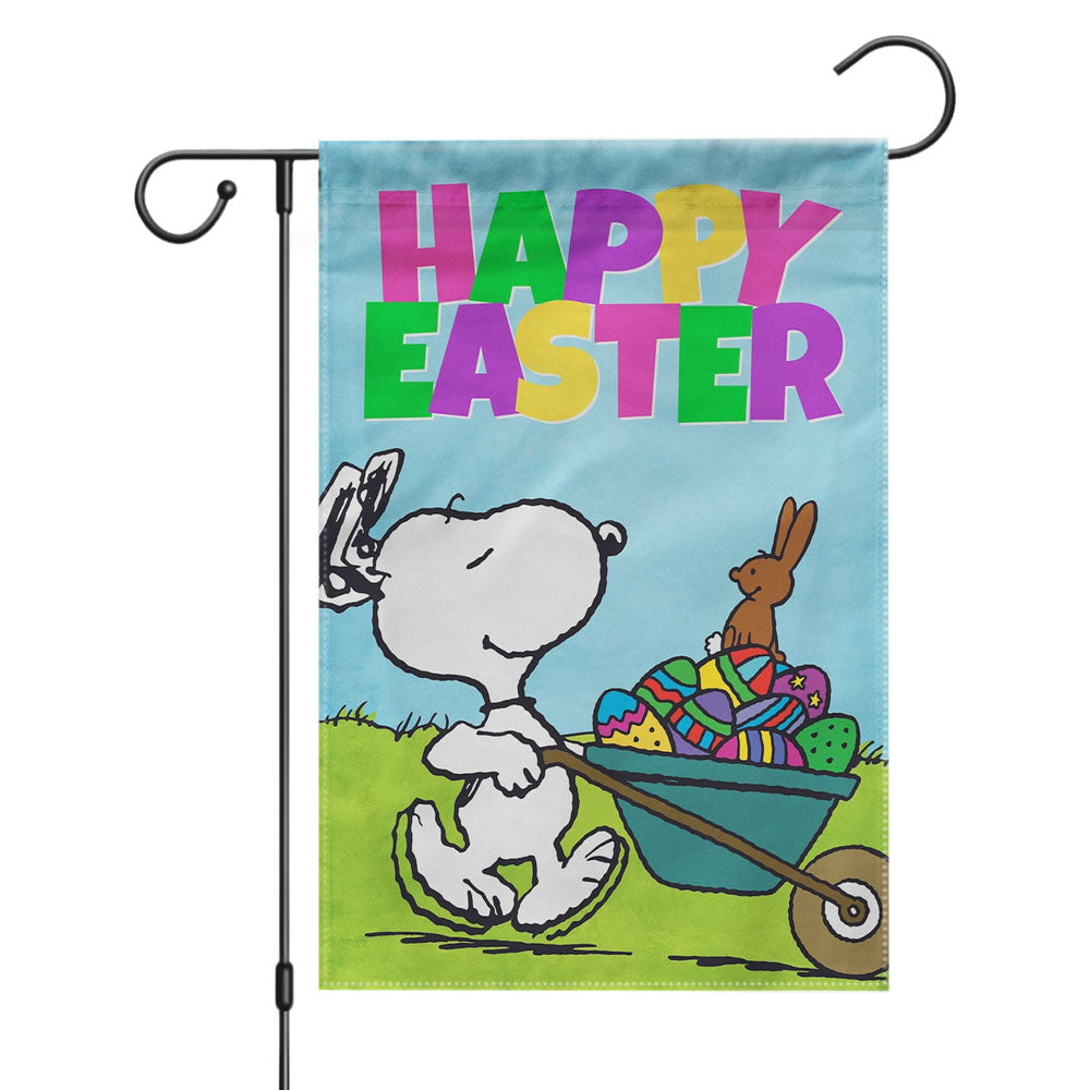 Peanuts Snoopy Happy Valentines Day Garden Flags Yard Outdoor Lawn 12 X 18