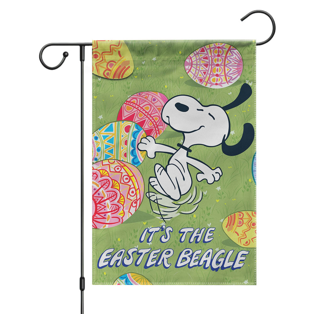 Peanuts Snoopy Land Of The Free Garden Flags Yard Outdoor Lawn 12 X 18
