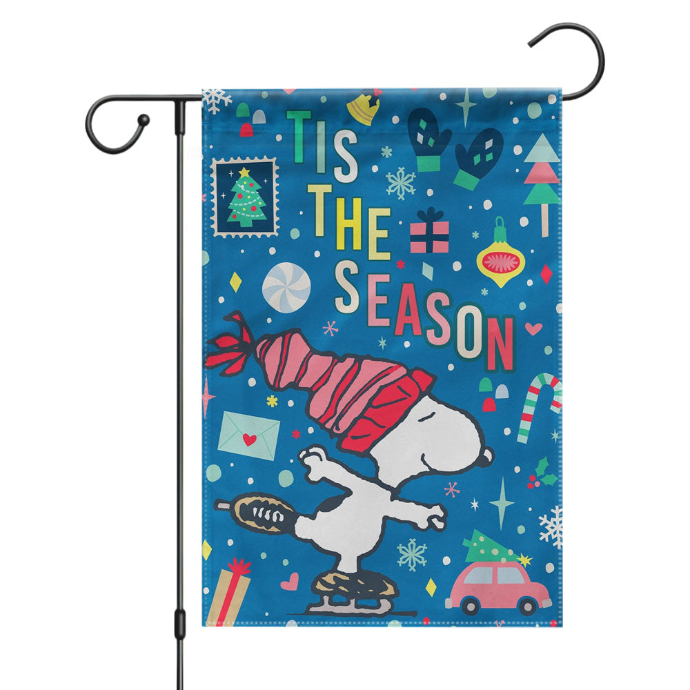 Peanuts Spring Flowers Garden Flags Yard Outdoor Lawn 12 X 18