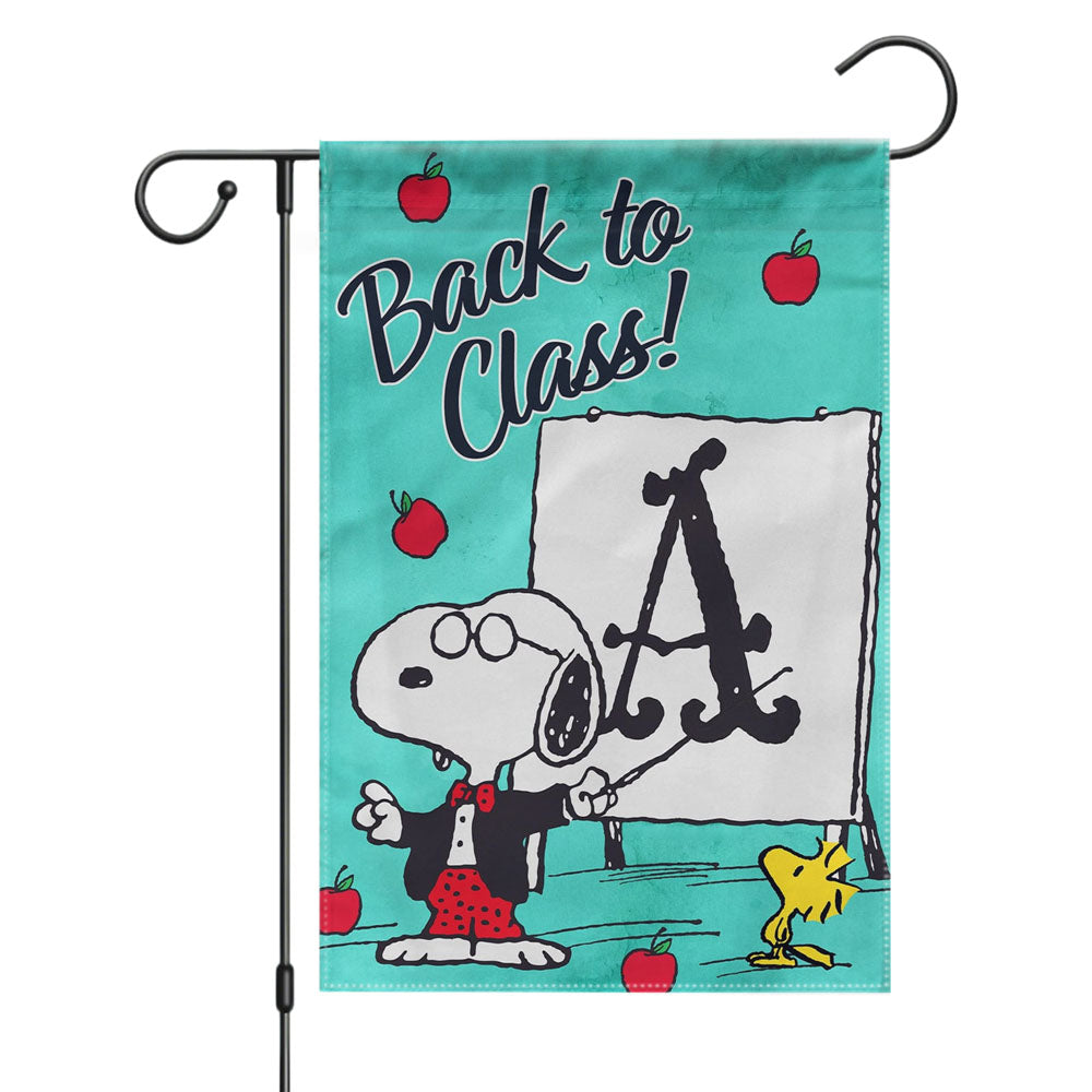 Peanuts Thankful Snoopy Turkey Thanksgiving Garden Flags Yard Outdoor Lawn 12 X 18