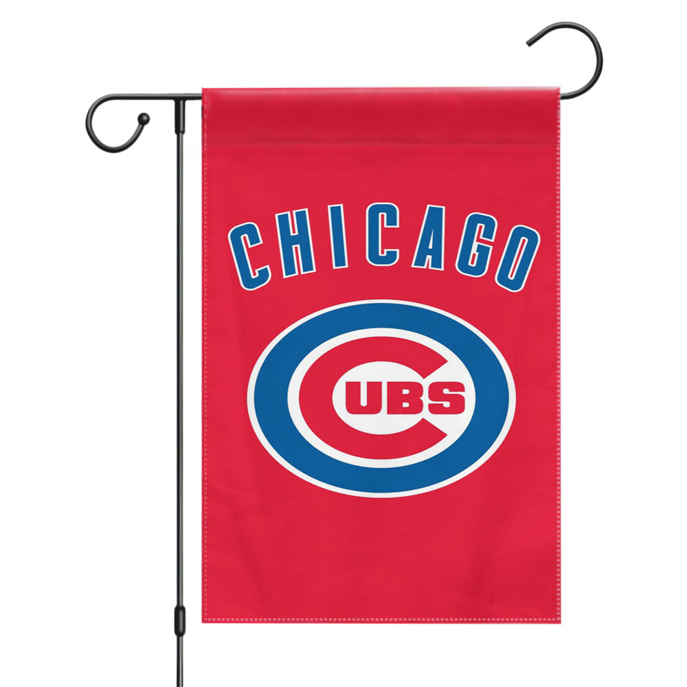 Photos Hd Chicago Cubs Garden Flags Yard Outdoor Lawn 12 X 18