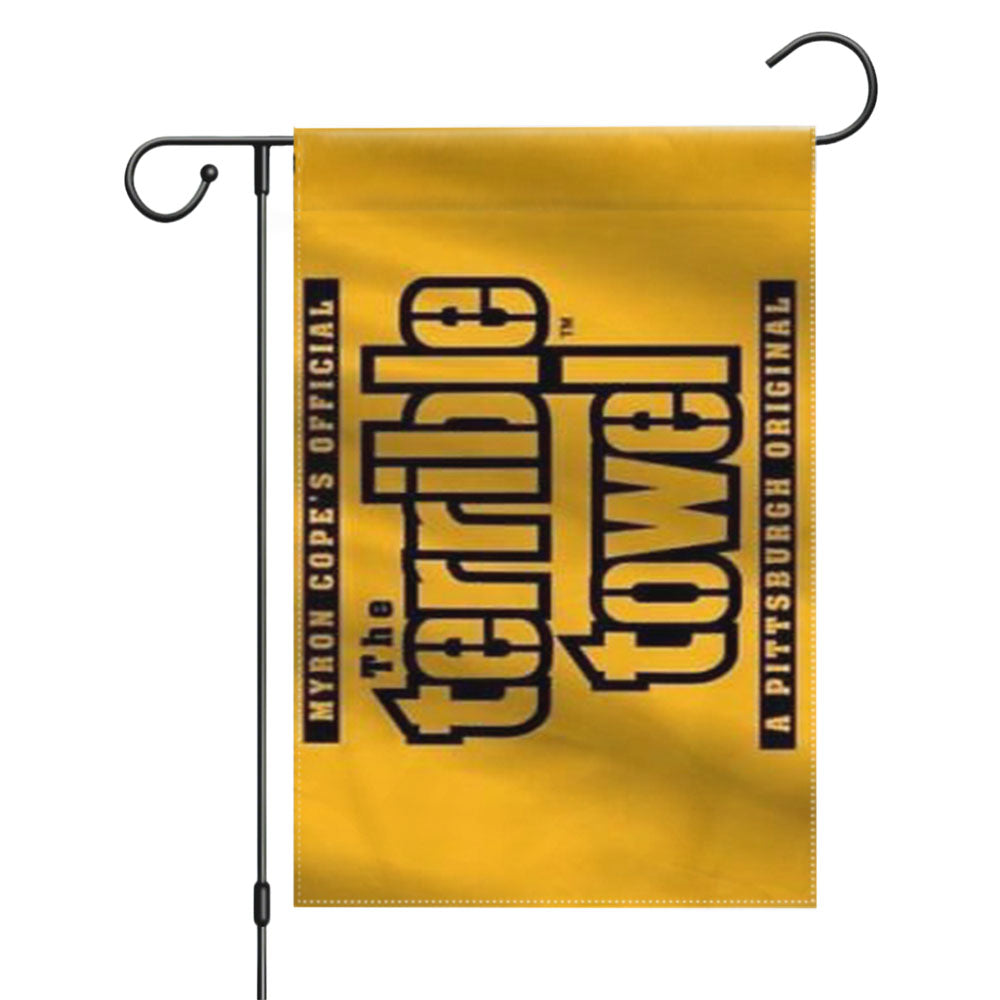 Pittsburgh Steelers Towel Garden Flags Yard Outdoor Lawn 12 X 18