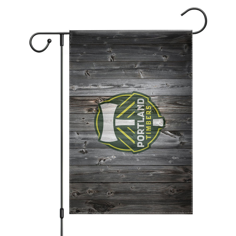 Portland Timbers Wood G Garden Flags Yard Outdoor Lawn 12 X 18