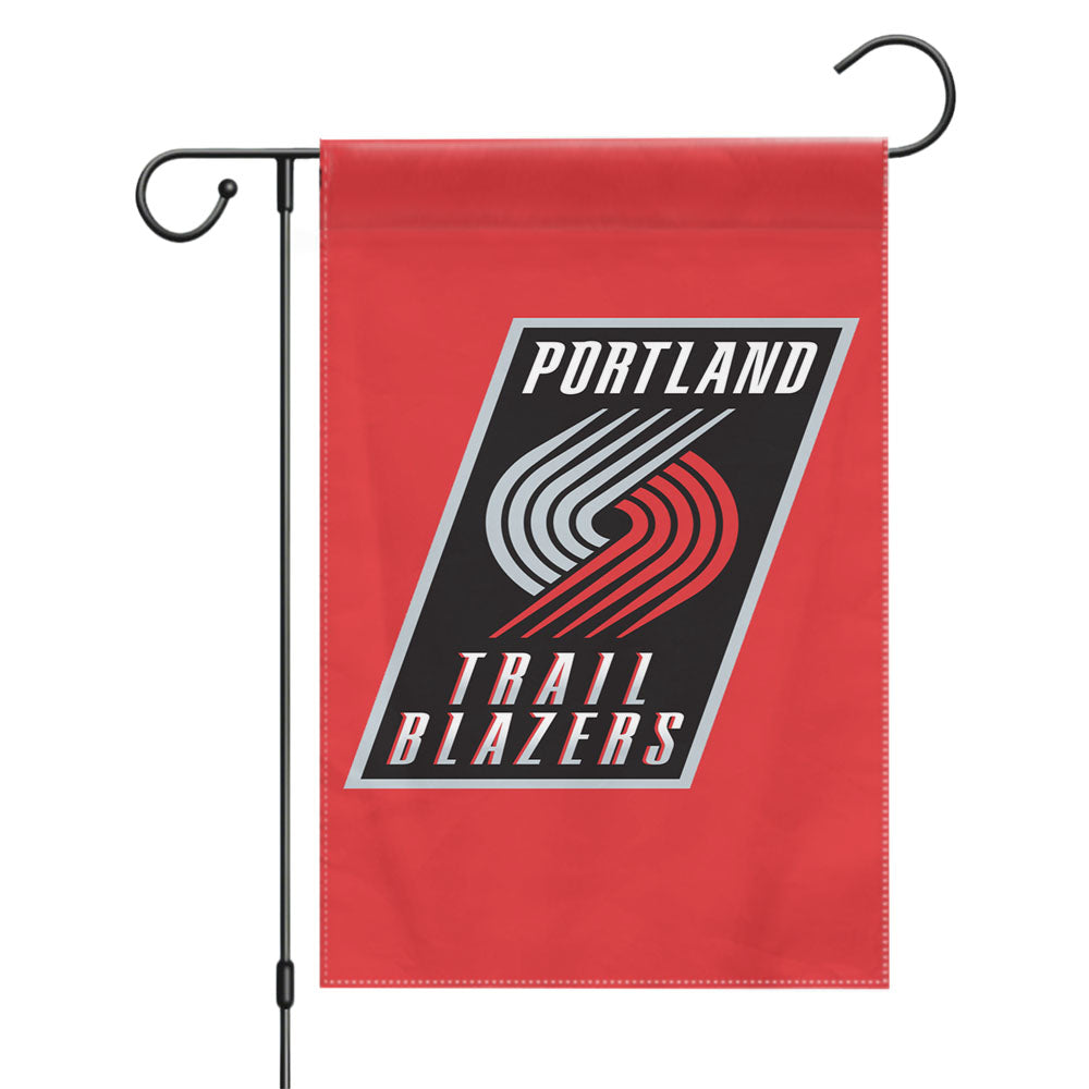 Portland Trail Blazers Hardwood 2 Garden Flags Yard Outdoor Lawn 12 X 18