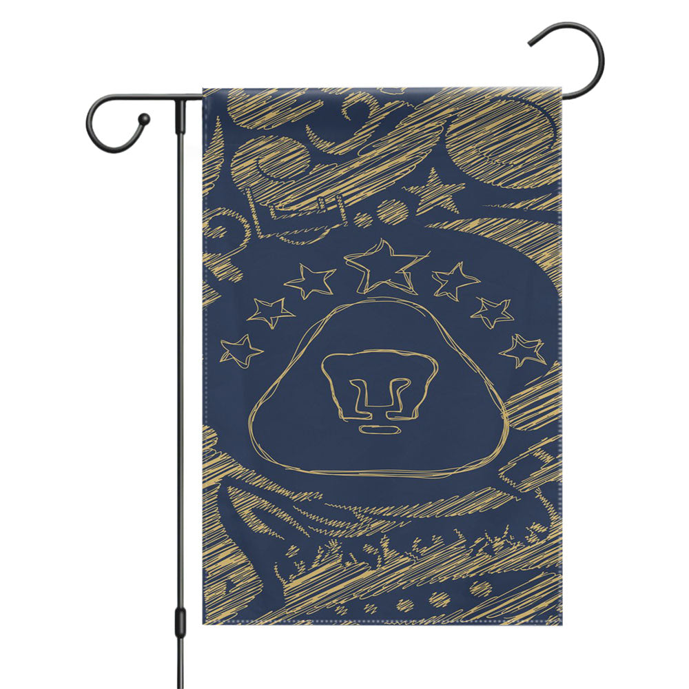 Pumas Unam Art Garden Flags Yard Outdoor Lawn 12 X 18
