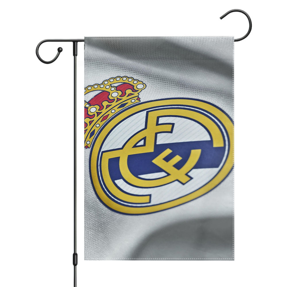 Real Madrid Jersey Garden Flags Yard Outdoor Lawn 12 X 18
