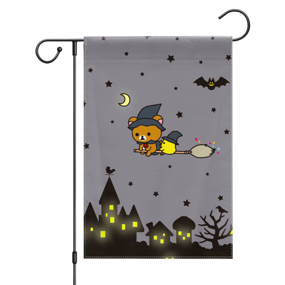 Rilakkuma Halloween Garden Flags Yard Outdoor Lawn 12 X 18