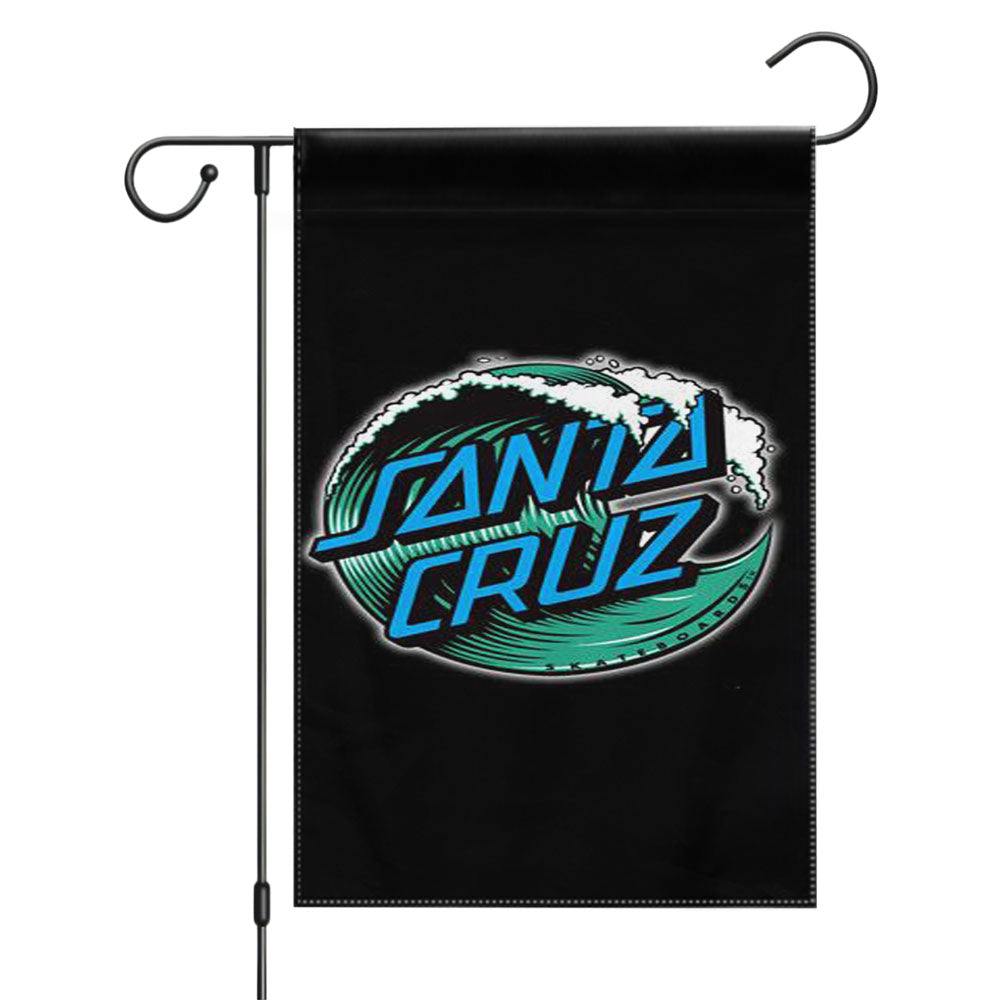 Santa Cruz Skateboard Garden Flags Yard Outdoor Lawn 12 X 18