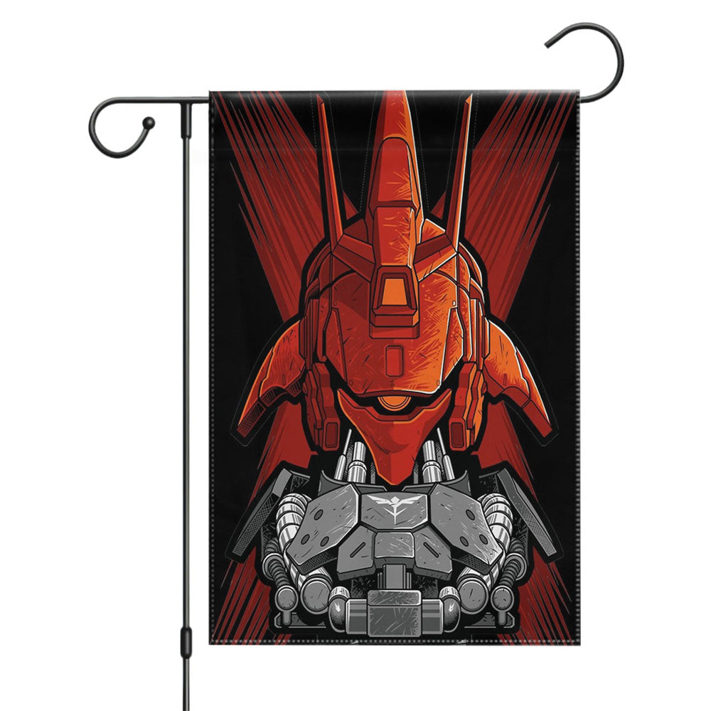 Sazabi Gundam Mecha Garden Flags Yard Outdoor Lawn 12 X 18