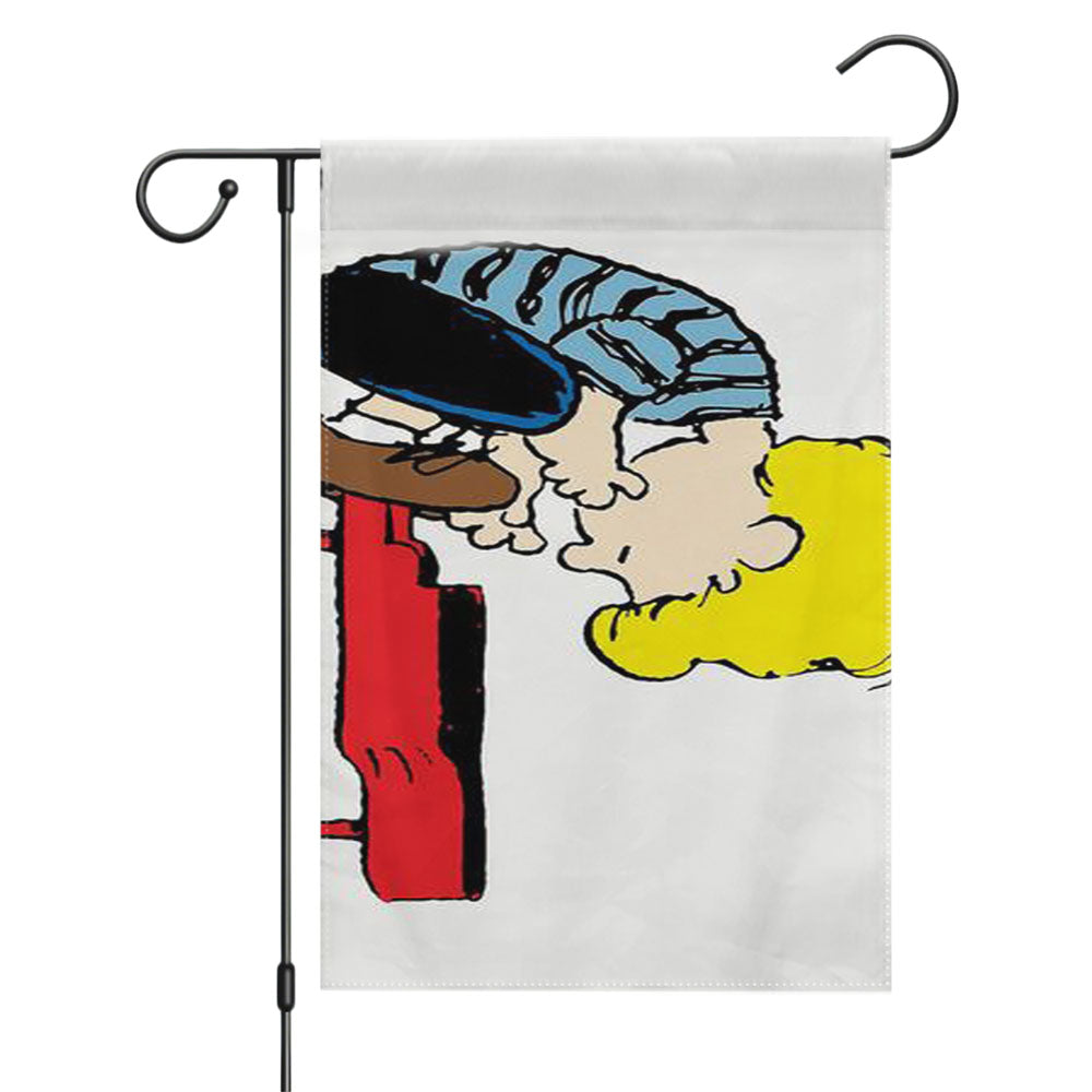 Schroeder On Piano Peanuts Garden Flags Yard Outdoor Lawn 12 X 18
