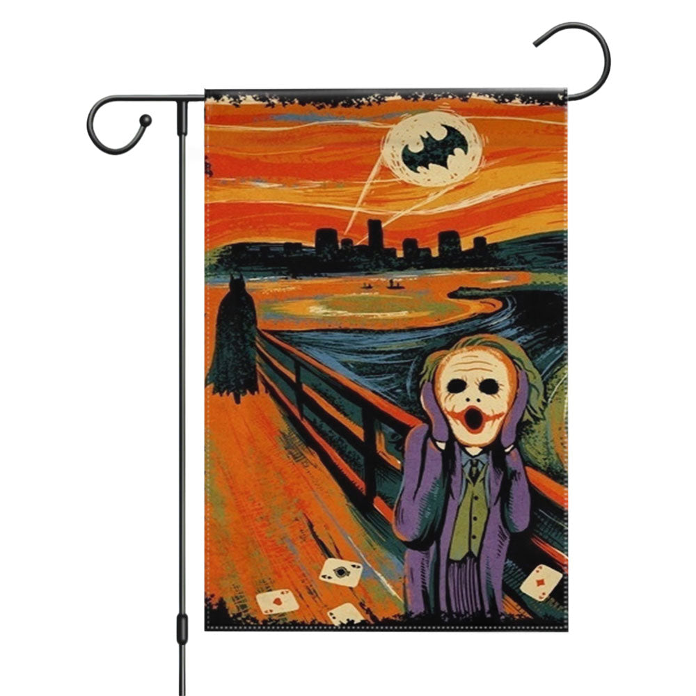 Scream Batman Garden Flags Yard Outdoor Lawn 12 X 18