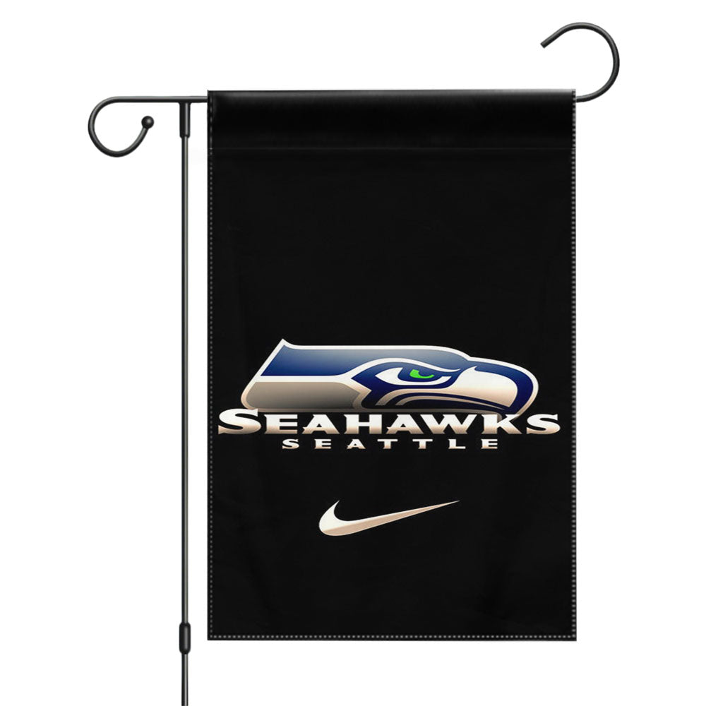 Seattle Seahawks Nfl New Garden Flags Yard Outdoor Lawn 12 X 18