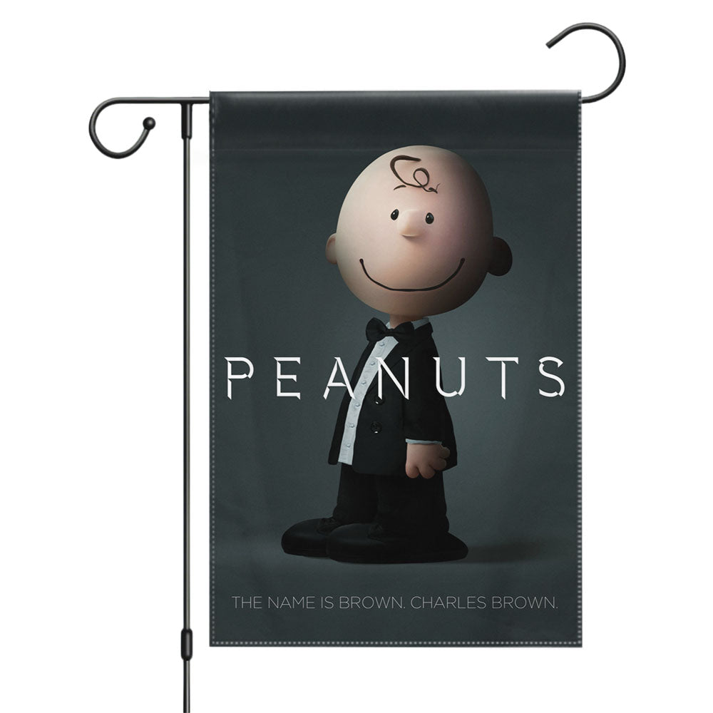 Snoopy And Charlie Brown The Peanuts Garden Flags Yard Outdoor Lawn 12 X 18