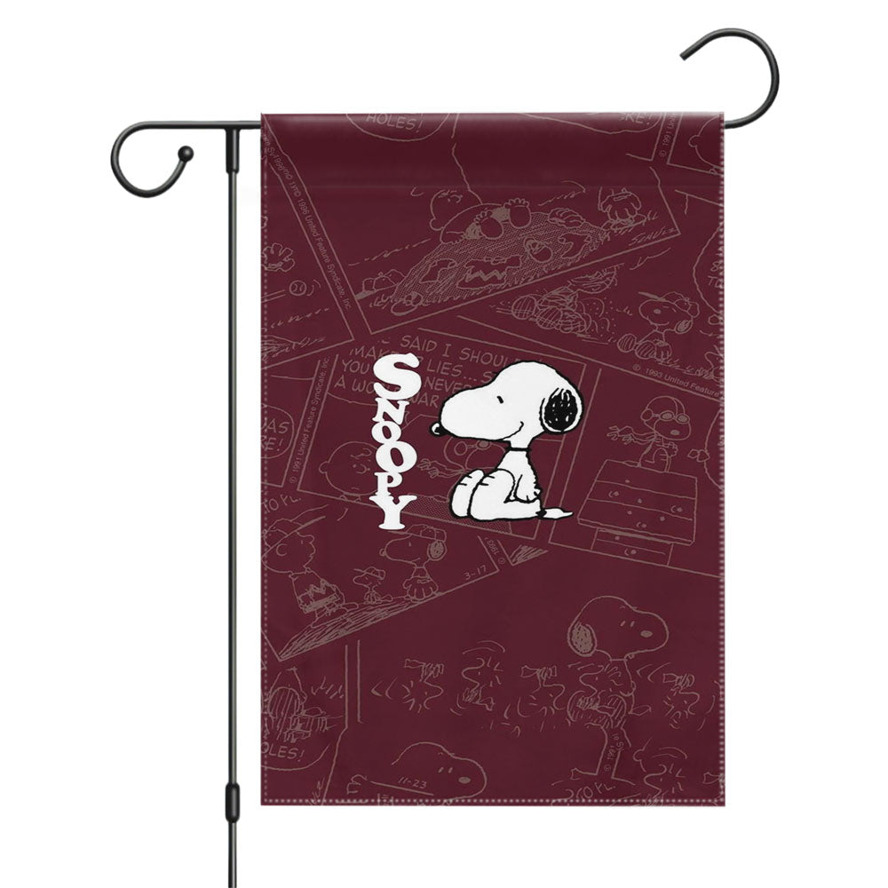 Snoopy Peanuts Easter Garden Flags Yard Outdoor Lawn 12 X 18