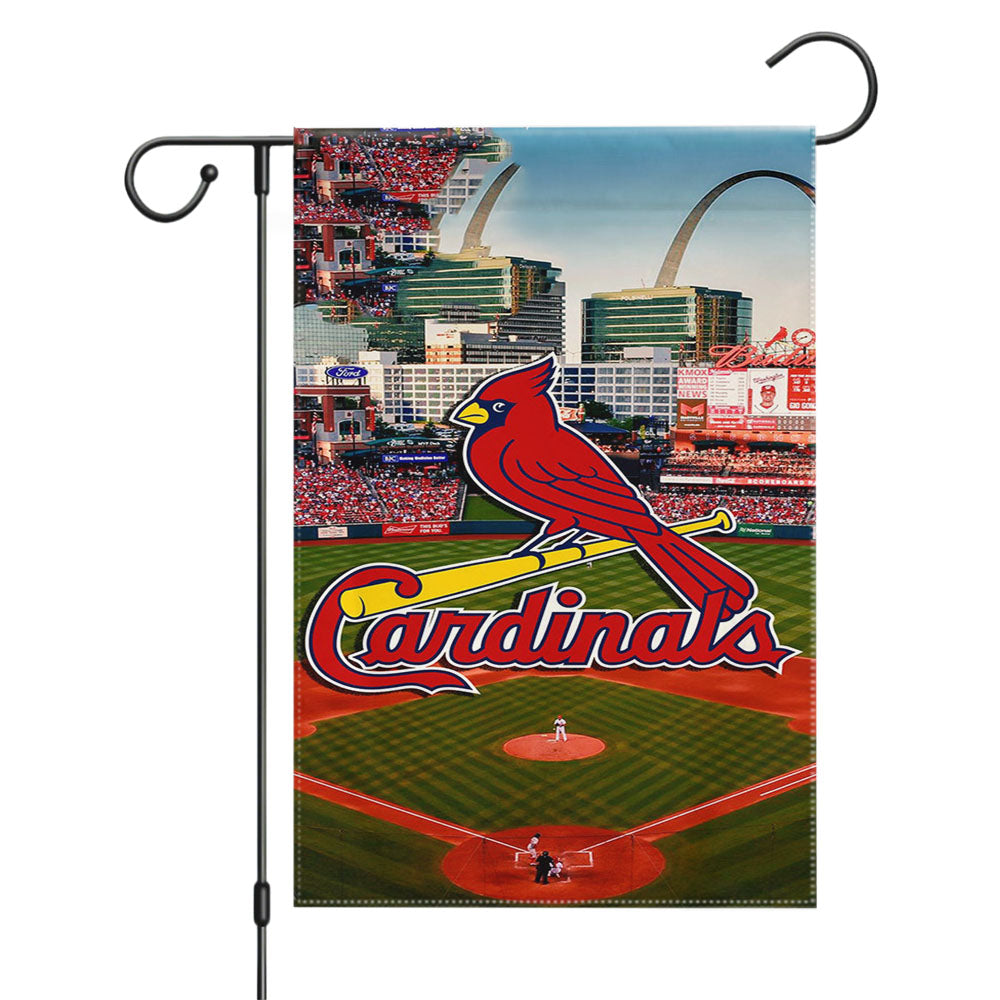St Louis Cardinals Yadier Molina Garden Flags Yard Outdoor Lawn 12 X 18