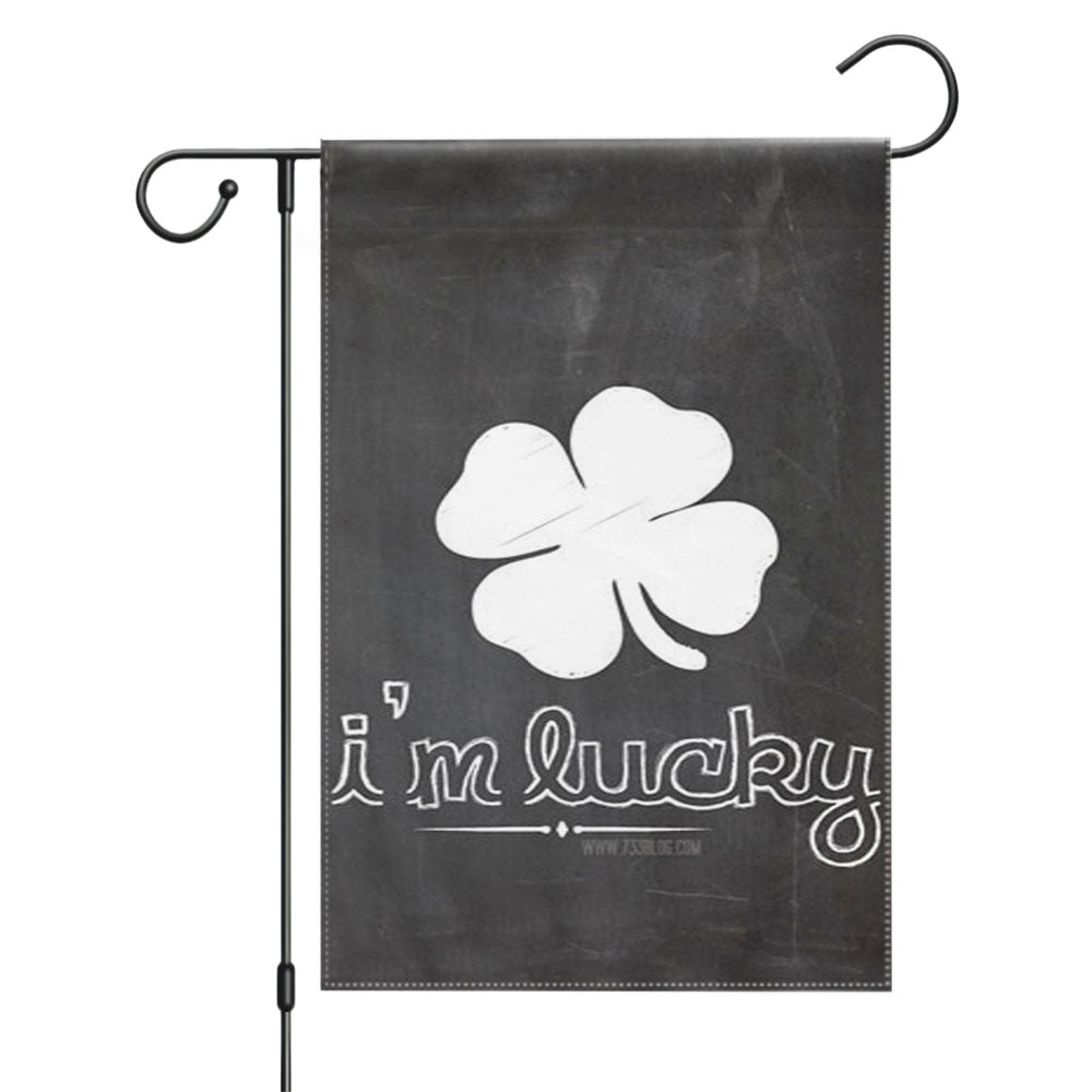 St Patricks Day Im Lucky Garden Flags Yard Outdoor Lawn 12 X 18