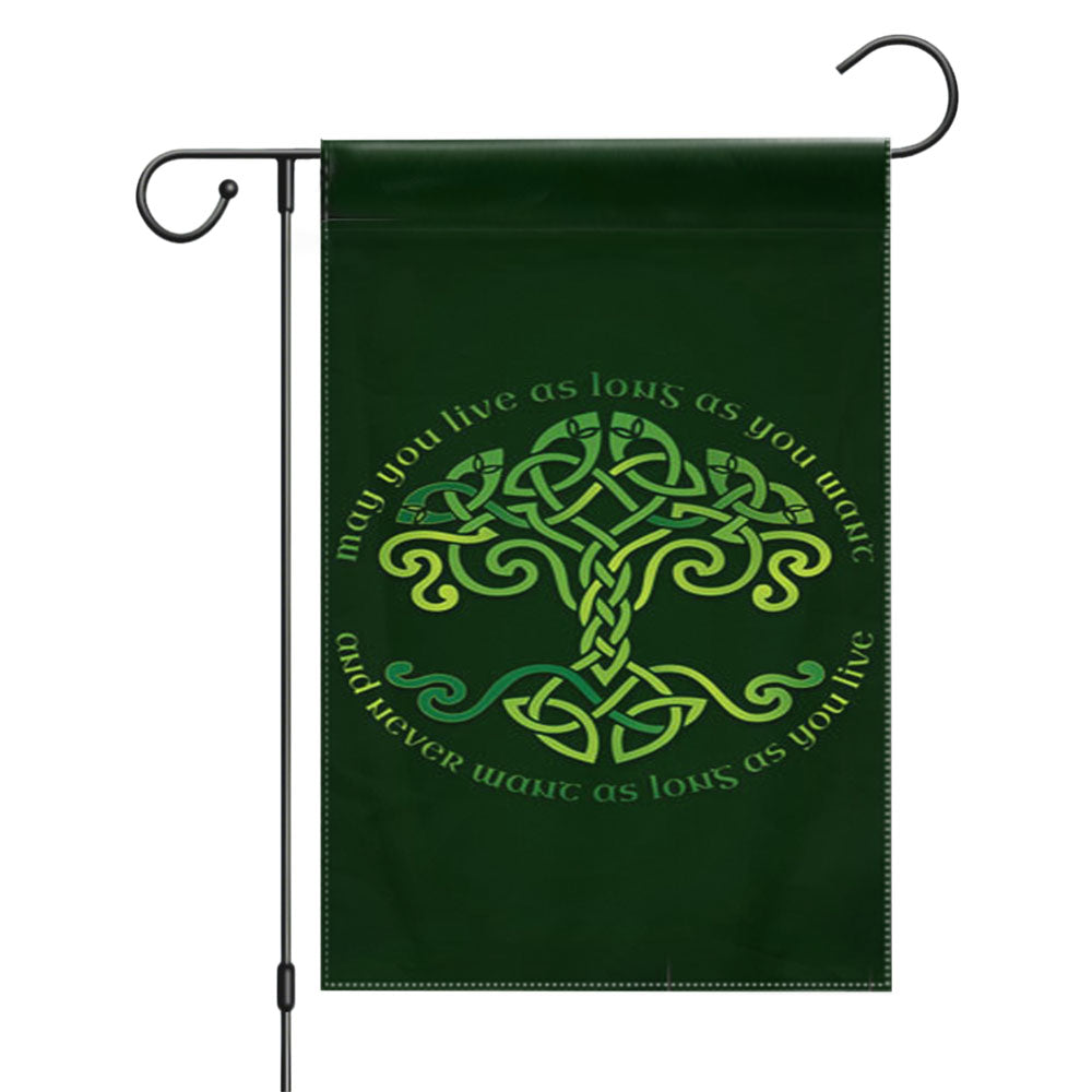 St Patricks Day Quotes Garden Flags Yard Outdoor Lawn 12 X 18