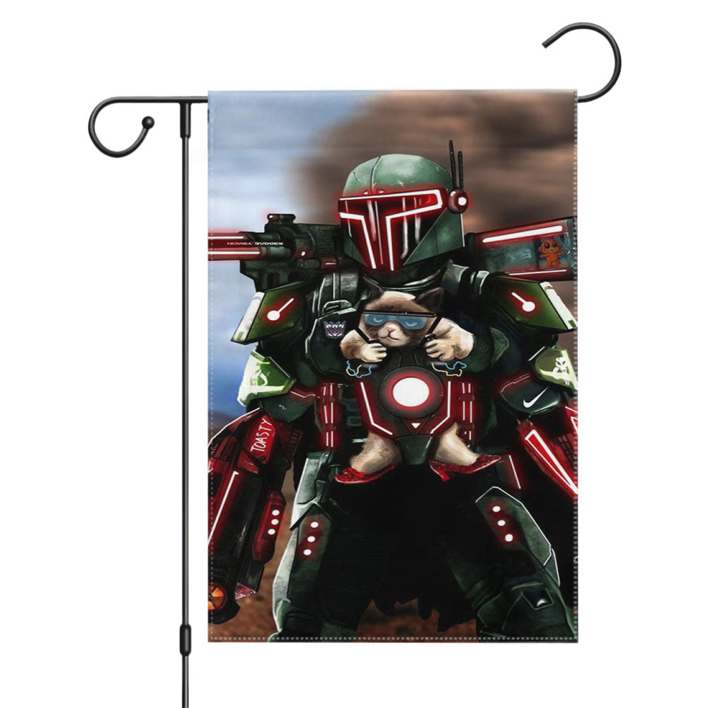 Star Wars Inspired Death Star Apple In Galaxy Garden Flags Yard Outdoor Lawn 12 X 18