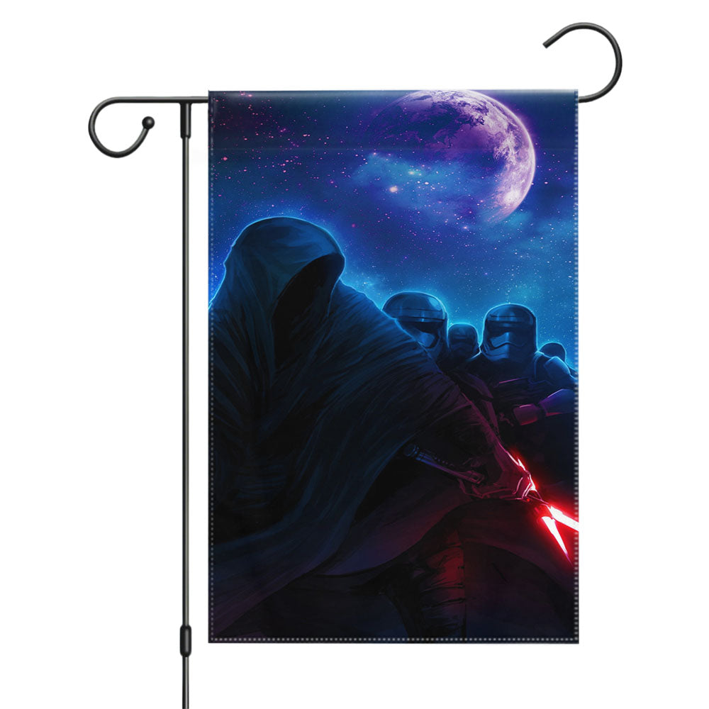 Star Wars Jedi Symbol Fade Garden Flags Yard Outdoor Lawn 12 X 18