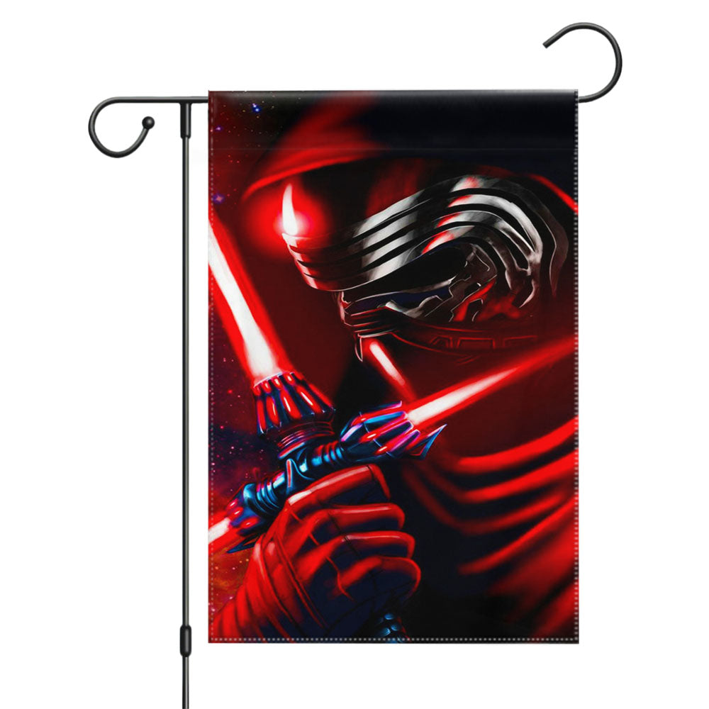 Star Wars Logo Flare Garden Flags Yard Outdoor Lawn 12 X 18