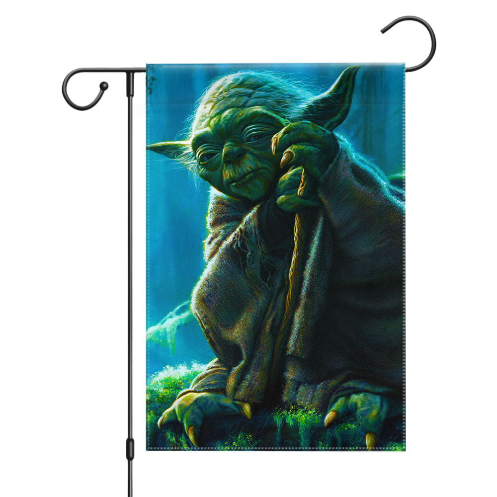 Star Wars Master Yoda Rebel Garden Flags Yard Outdoor Lawn 12 X 18