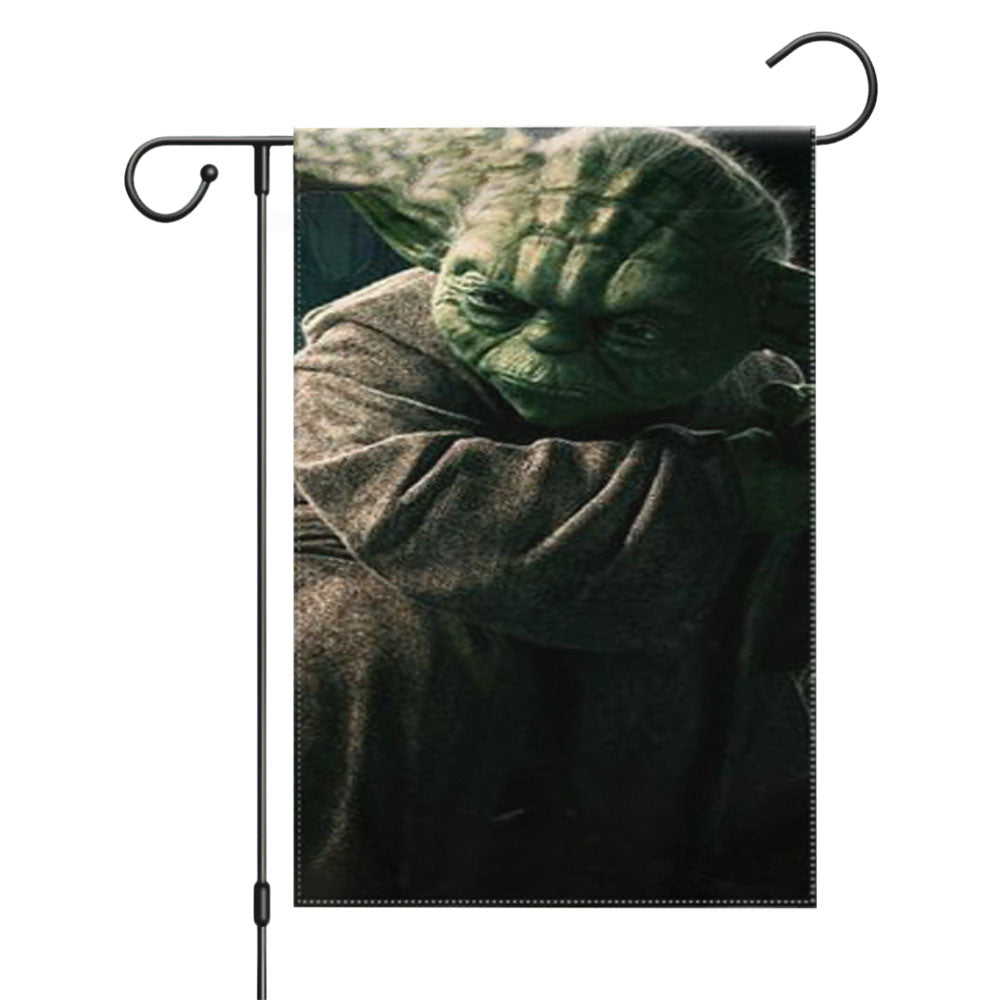 Star Wars Master Yoda Garden Flags Yard Outdoor Lawn 12 X 18